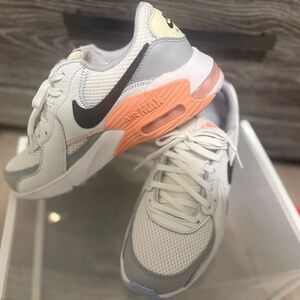 COPY - Nike Air Max White and Coral Sneakers